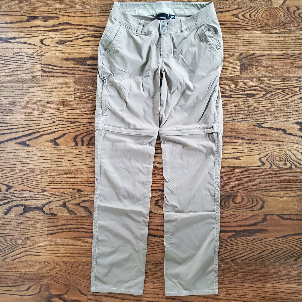 Marmot Convertible Brown Hiking Pants (Women's 4)